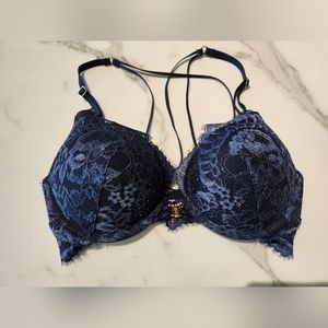 Lacy Jewelled Blue La Senza Bra